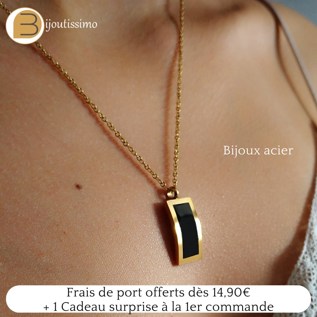 Bijoutissimo's tweet photo. Collier acier femme très glamour avec pendentif incurvé. Couleur acier ou doré. Venez découvrir la collection de bijoux uniques créés en France par Bijoutissimo.
.
#collieracier #collierfemme #colliermode #collier #bijouxfemme #bijouxacier #bijouxmode #bijoutissimo https://t.co/TeunwFM3YS