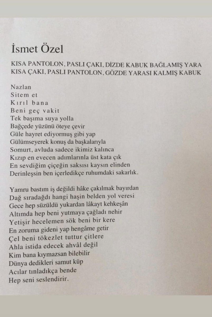 ses_ve_ofke's tweet photo. Dünya üzerinde şimdiye kadar yazılmış en güzel aşk şiiri. https://t.co/jvyiGLk97y