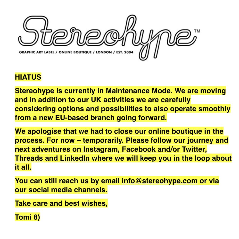 Stereohype tweet media