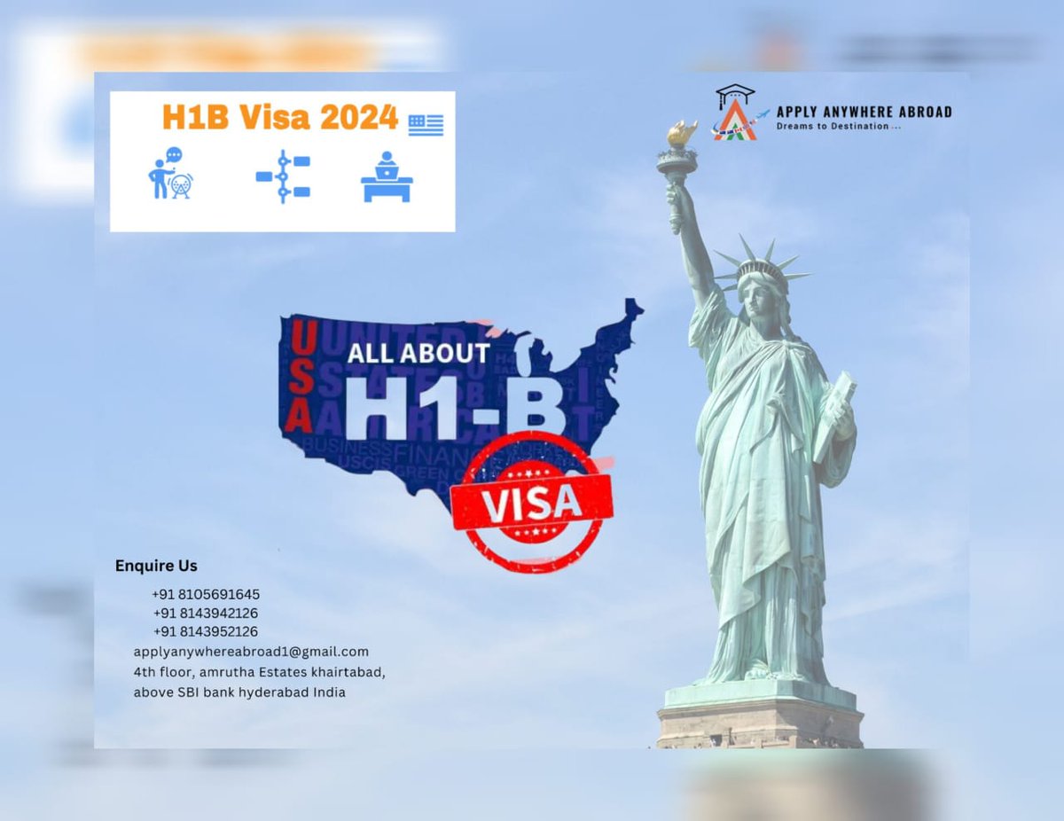 Applyanywhere1's tweet image. &quot;Taking the First Step Towards a World of Opportunities 🌎✈️ Apply for a USA Work Visa, Ready to Embrace the Future 🇺🇸💼 

#WorkVisaApplication #USAWorkOpportunity #DreamBig #TwitterX #tweetme #Mumbaipuneexpressway #h1b #applyanywhereabroad