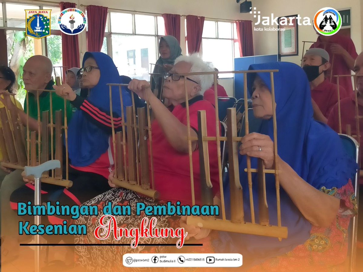 pstwbm2's tweet photo. #Repost @pstw_budi_mulia_2 
——
Bimbingan dan pembinaan kepada warga binaan sosial dengan cara bermain kesenian angklung.

@DinsosDKI1 https://t.co/3d0xhNZz9h