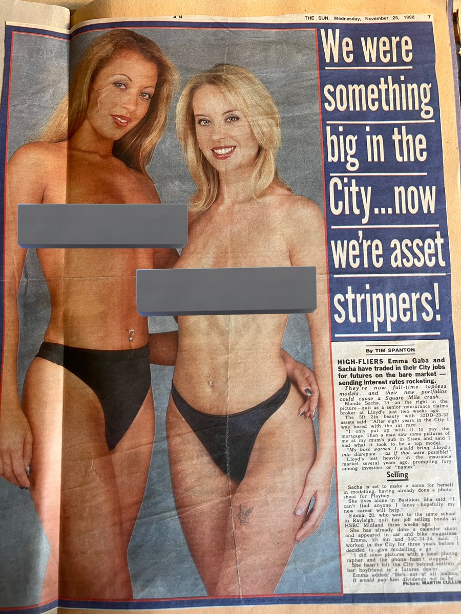 sachaistreem's tweet image. I always thought it must be fun making up puns for the tabloid headlines 😄
@TheSun #1998 #TruthbombTuesday