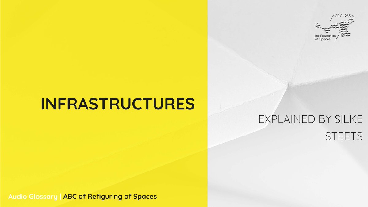 SFB1265's tweet image. We&apos;ve reached the letter &apos;I&apos; and another key term in our audio glossary &quot;ABC of Refiguring Spaces&quot;: 
Silke Steets explains how sociologists think about #infrastructures!👇📷 🔠 
#urbanstudies #spatialresearch #sociology #sfb1265
sfb1265.de/en/glossary/#i…