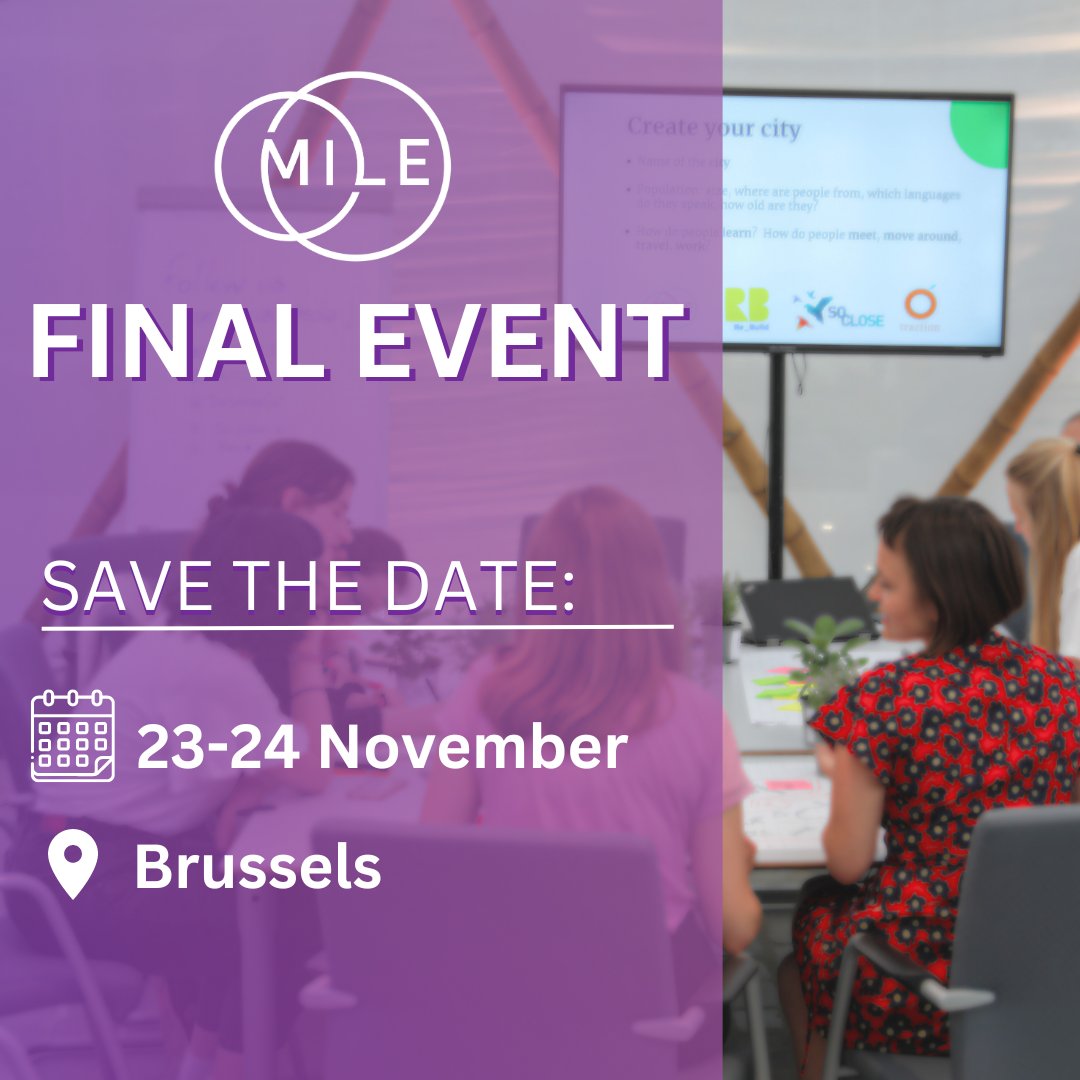🗓️Mark your calendars! On 23-24 November 2023, we're holding our final event in Brussels. You can expect:

🥙Food &amp; food for thought
🎭Theatre, music and storytelling
🥂Moments to mingle

Stay tuned for more details after the summer.