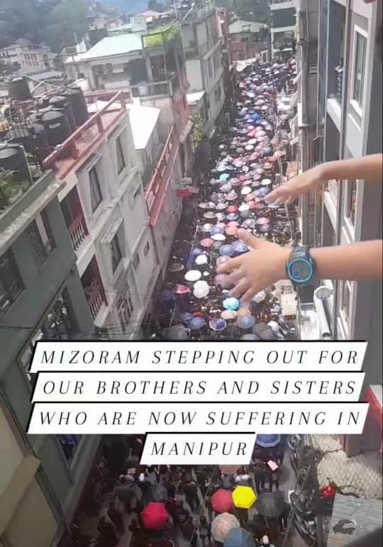 bliss_singson's tweet photo. Pu @ZoramthangaCM Chief minister of #Mizoram among the crowd 😍✊🏻💪 
With THOUSANDS OF PEOPLE JOINED A  MASS RALLY HELD IN MIZORAM FOR THE SUPPORT OF ZO PEOPLE in MANIPUR.
KAN LAWM E MIZORAM SAWRKAR✊🏻🔥
#Mizo Warriors do not leave our wounded brothers behind 💪

Our demand for separate administration stands strong and resolute. It is the only viable solution to protect our community, preserve our culture, and ensure lasting peace in Manipur. It's time for truth, justice, and a future free from falsehood.

Dear (Tribals) brothers and sisters. We must stand united and demand the establishment of separate administration for the betterment and protection of the Zomi-Kuki Tribes.

#SeparateAministration 
#SeparateAdministrationOnlySolution  #ManipurViolence #Manipur #ManipurOnFire #ManipurRiots #ManipurHumanRightsCommission #ManipurNews #tribals 
#SaveManipurTribals #tribalunity
#tribal #HumanRightsViolations #HumanRights #MeiteisTerrorist

@UN @UNICEFIndia @UNICEF @UNHumanRights @humanrights1st @UN_HRC @IHRCEU @IHRCRFT @IndiaUNGeneva @hrw_espanol @ISHRglobal @OHCHRAsia @volker_turk  @RapporteurUn @MelissaFleming @IndianExpress @ndtv @thewire_in @KaranThapar_TTP @newslaundry @EastMojo @AJEnglish @ukhrultimes @BBCWorld @rashtrapatibhvn @PMOIndia @HMOIndia 
 @TribalAffairsIn @narendramodi @INCIndia @min_homeaffairs @TheDeshBhakt @ThePrintIndia @TheQuint @CNN @ashoswai @rwac48 @jeegujja @AJENews @Jairam_Ramesh @afridahussai @jeegujja @IndiaTodayNE @abhisar_sharma @TribalArmy @paulphoenix1985 @HansrajMeena @BinaNepram