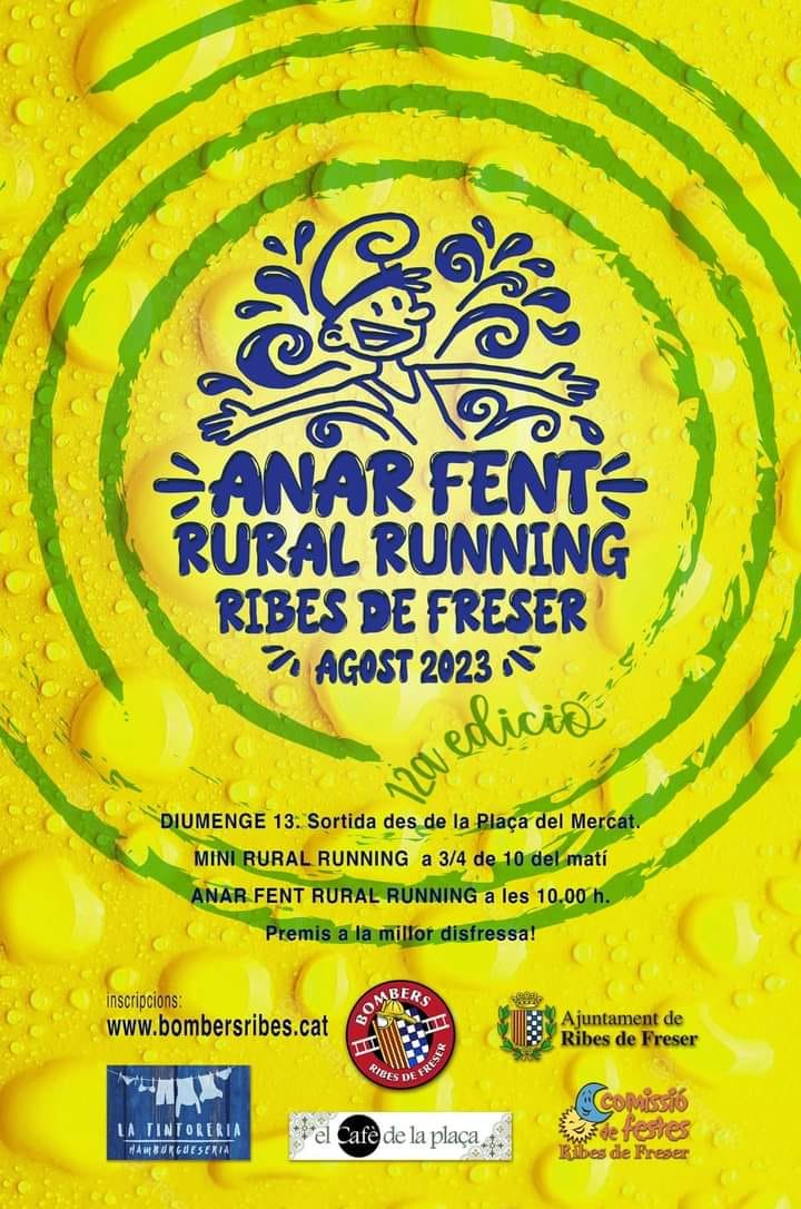 vallderibes's tweet photo. Un any més arriba la cursa de Festa Major "Anar Fent Rural Running"!!
Ja entrenes? 🏃🏃
#valldenuria #vallderibes #PNTF #ripollèsturisme #inPyrenees #slowdays #apocapoc #Natura #Muntanya @AjRibesdeFreser @BombersRibes @CorisaMediaGrup @el9nou @RipollesTurisme https://t.co/8Jyb56dywf