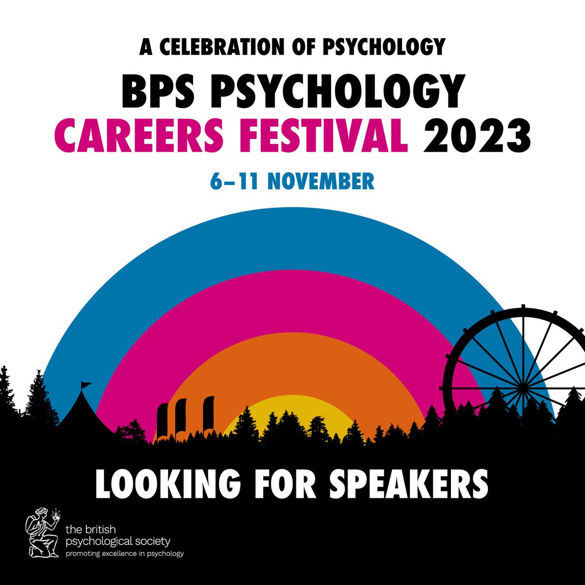 We are looking for speakers to join our next BPS Psychology Careers Festival!

Help inspire the next generation of psychologists and those aspiring to be a part of the wider psychological workforce.

We'd love to hear from you: bit.ly/CareersFest23