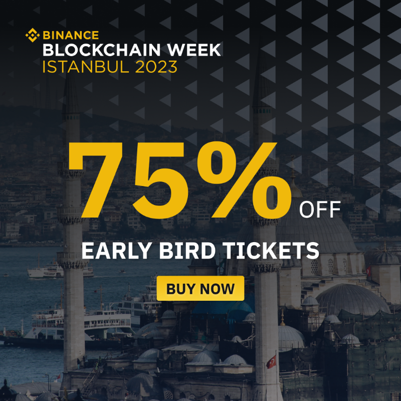 binance's tweet photo. Missed out on early bird tickets for #BinanceBlockchainWeek?

Don't worry, we've got you covered.

Secure your ticket now with more than 75% discount, as part of our second release.