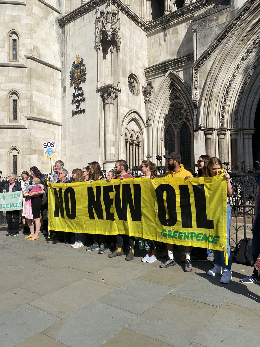 Today we begin our JR against the govt for licensing more oil. 
Win or lose, the writing is on’t wall - whether it’s enormous energy bills, spiking food prices or being evacuated from your European holiday - FF are harming us all. It’s time govt stopped throwing fuel on the fire.
