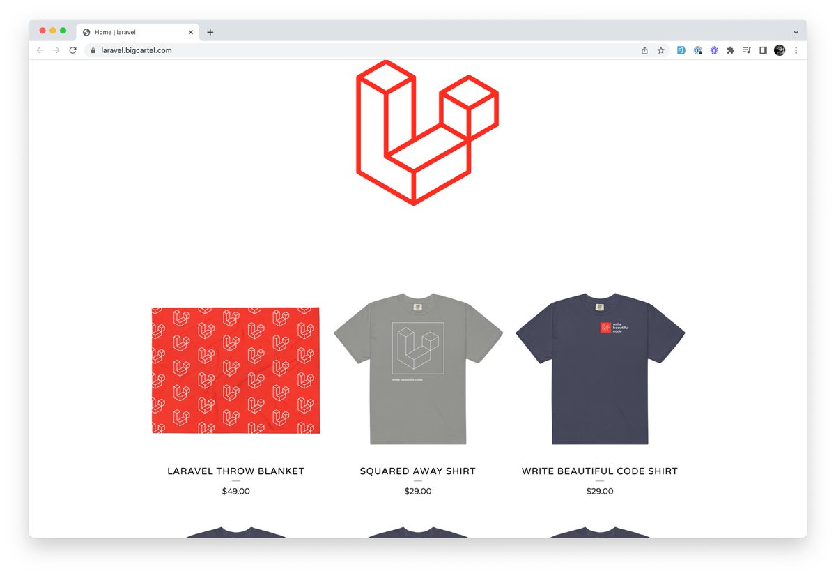 DailyLaravel's tweet image. New PREMIUM tutorial on Laravel Daily!
Laravel E-Shop with Bagisto: Custom Design Theme laraveldaily.com/post/laravel-e…