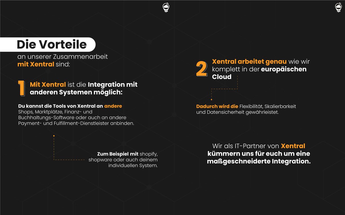 ccsolutions_io's tweet image. Mit uns als IT-Partner von Xentral integrieren wir die effektiven Software Tools fehlerfrei und zuverlässig. Damit gehst du sicher, dass das Tagesgeschäft optimal und sicher weiterlaufen kann.
#XentralIntegration #SoftwareTools #ProzessOptimierung