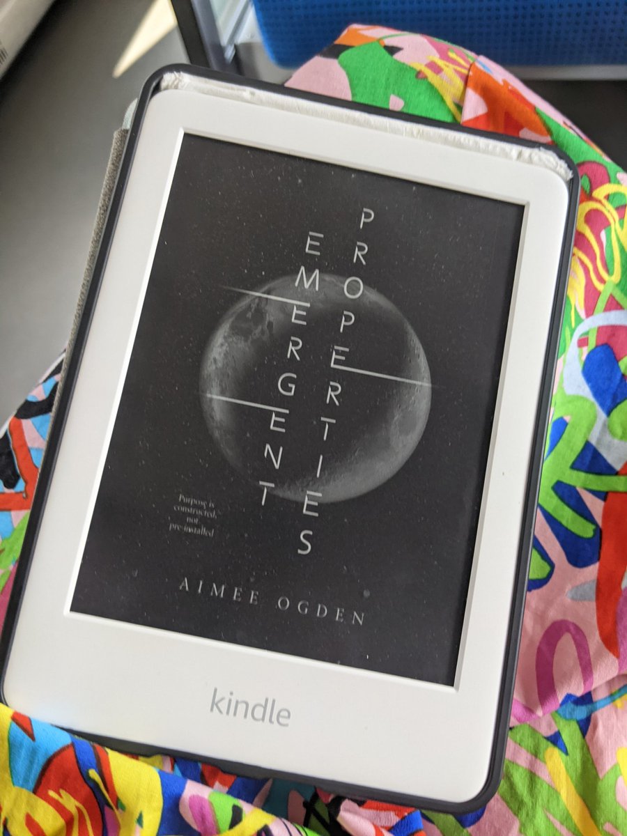 Beautiful surprise on my kindle this morning! Happy Book Birthday to @Aimee_Ogden and Emergent Properties!!