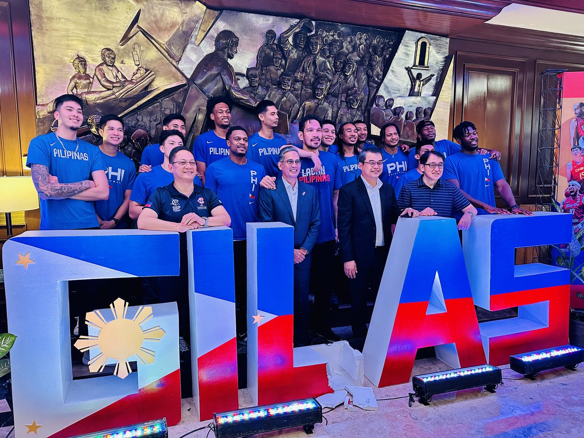 RapplerSports's tweet photo. Kai Sotto attends the Gilas Pilipinas pep rally event at the Meralco compound on Tuesday, July 25. | via @philipptionary https://t.co/FIoUwCECk8

📸: @mediadotxchange https://t.co/a7NXHL03Ff