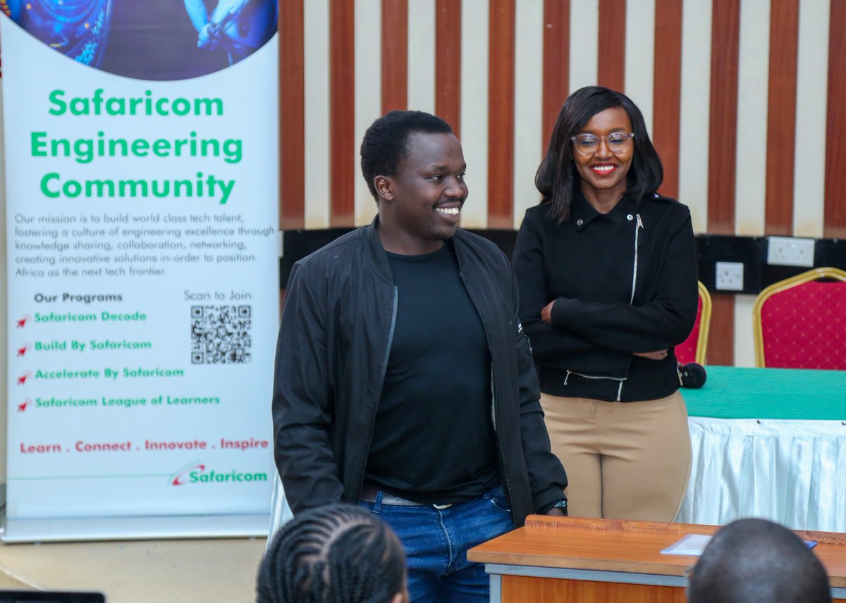SafaricomPLC's tweet image. Today, the #safaricomengineeringcommunity is launching the Build By Safaricom Program at @DeKUTkenya.