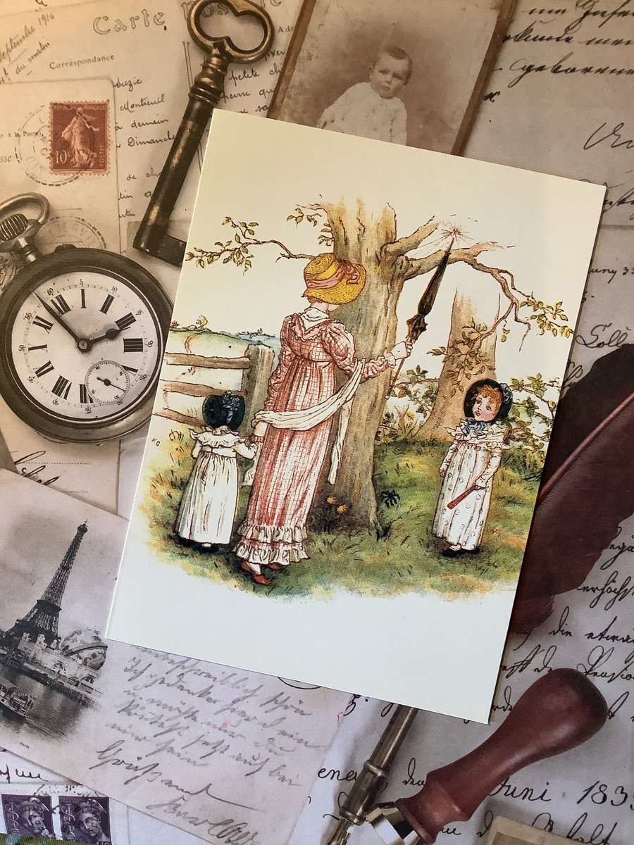 WatsonsVintage's tweet photo. These ADORABLE Blank Kate Greenaway Design Cards from 1997 are all available at just £3.50 each in our Vintage Emporium https://t.co/6syOlVSElK #VintageCards #KateGreenaway #CardsToFrame #PrettyCards #ChildrensIllustrations #PrettyCards https://t.co/dsmhEOai6a