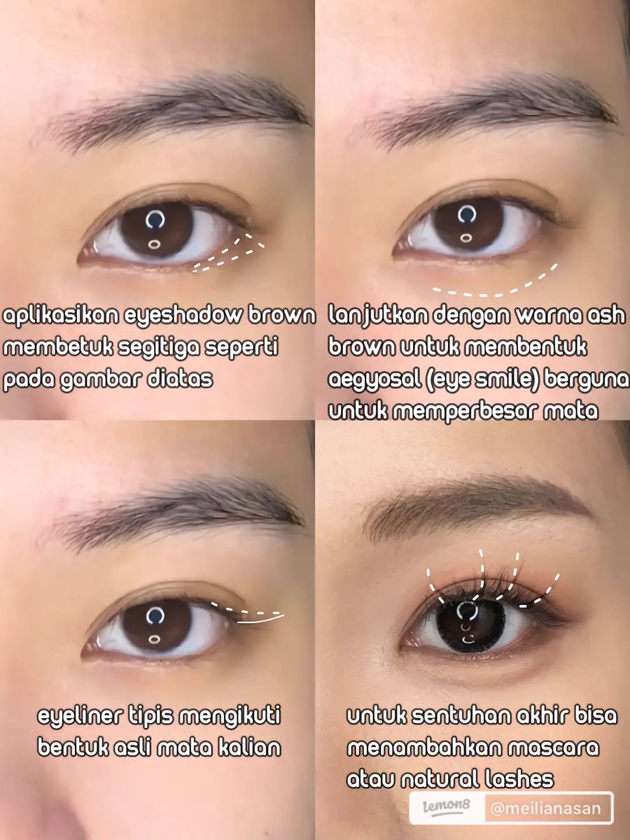 IndonesiaLemon8's tweet photo. 3 Simple Point On Eye Makeup 👀✨
Peletakan paling penting dalam makeup mata, agar mata terlihat lebih cantik 💎
Semoga tutorialnya membantu🥰
#lemon8tutorial #lemon8beauty https://t.co/9mOq95g7iK