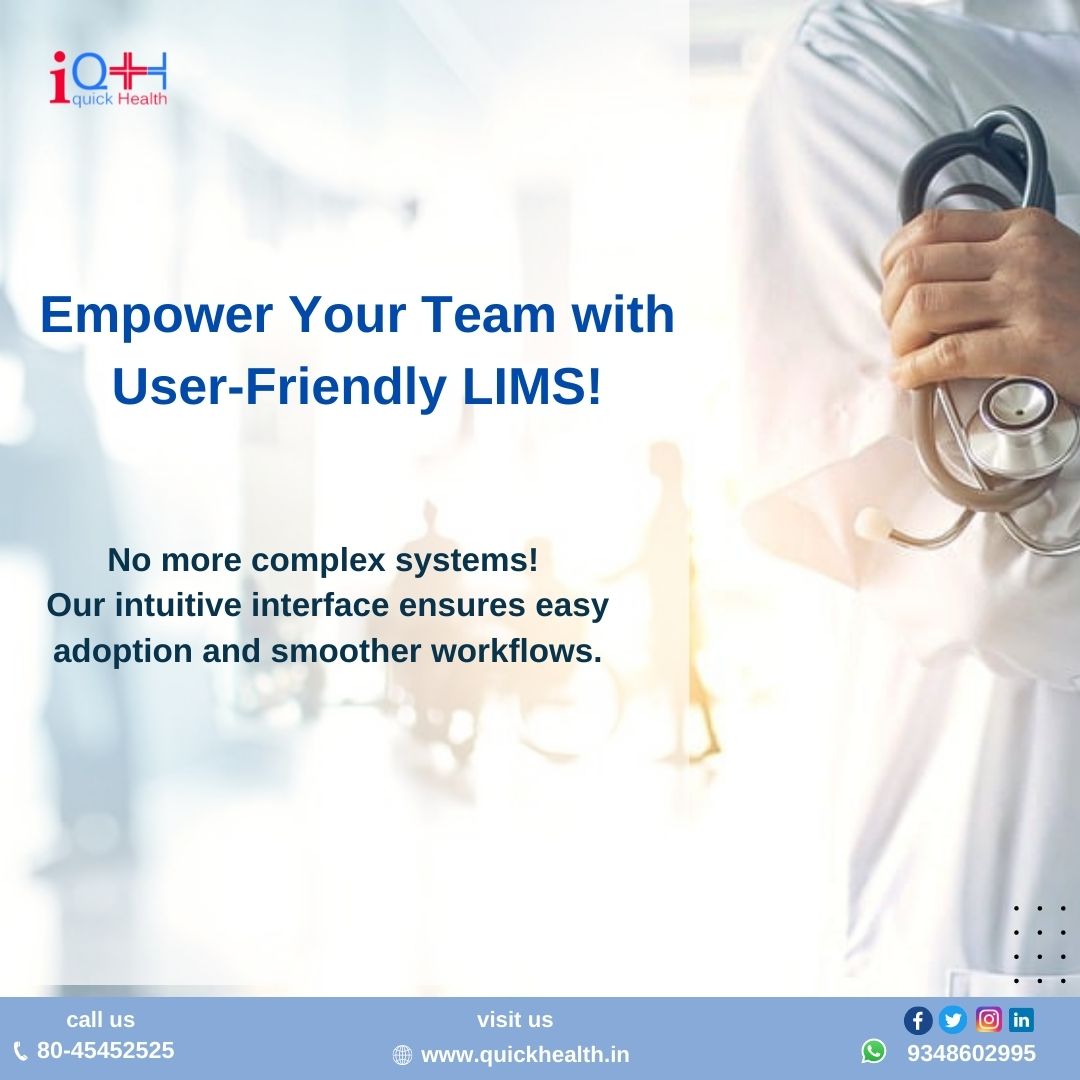 IqhLtd's tweet image. Streamline your lab operations and boost productivity with efficiency and ease. Work smarter, not harder and unlock full potential of your lab. Let IQH be the catalyst for your success!

Visit us:quickhealth.in
Call us:8045452525

#IQH #LIMS #labsoftware #quickhealth