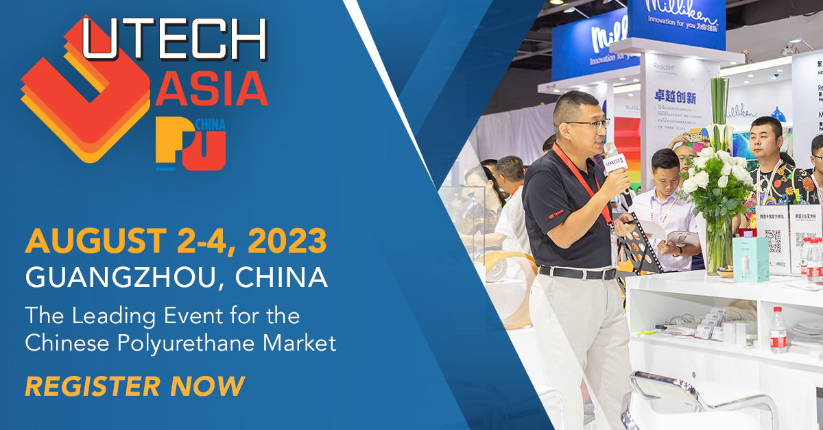 UTECH Asia / PU China 2023 opens in Guangzhou next week. You can still register to attend to day: ow.ly/WGjj50PkmyV