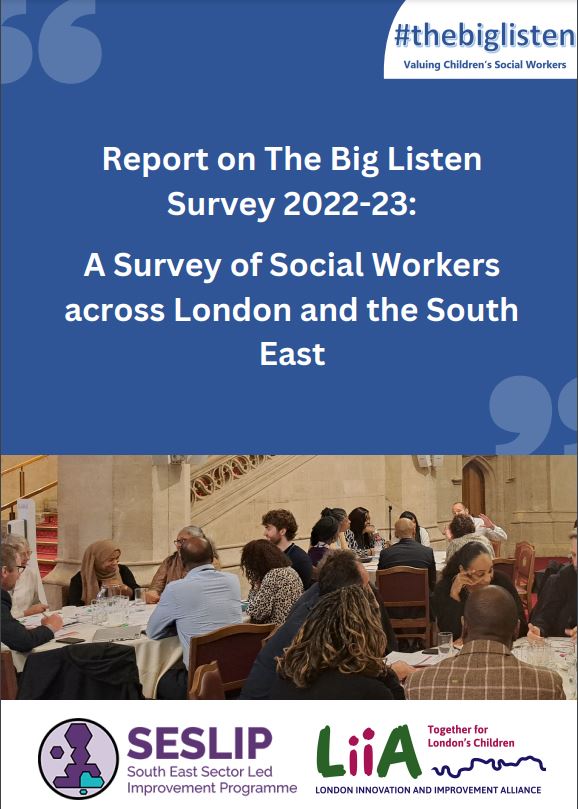 <a href="/LondonLiia/">London Innovation & Improvement Alliance (LIIA)</a>  and SESLIP have published a report on 'The Big Listen', a major workforce survey of children's social workers in London and the South East which had over 1000 responses! #socialwork

Press release👉liia.london/uncategorized/…

Full report 👉liia.london/wp-content/upl…