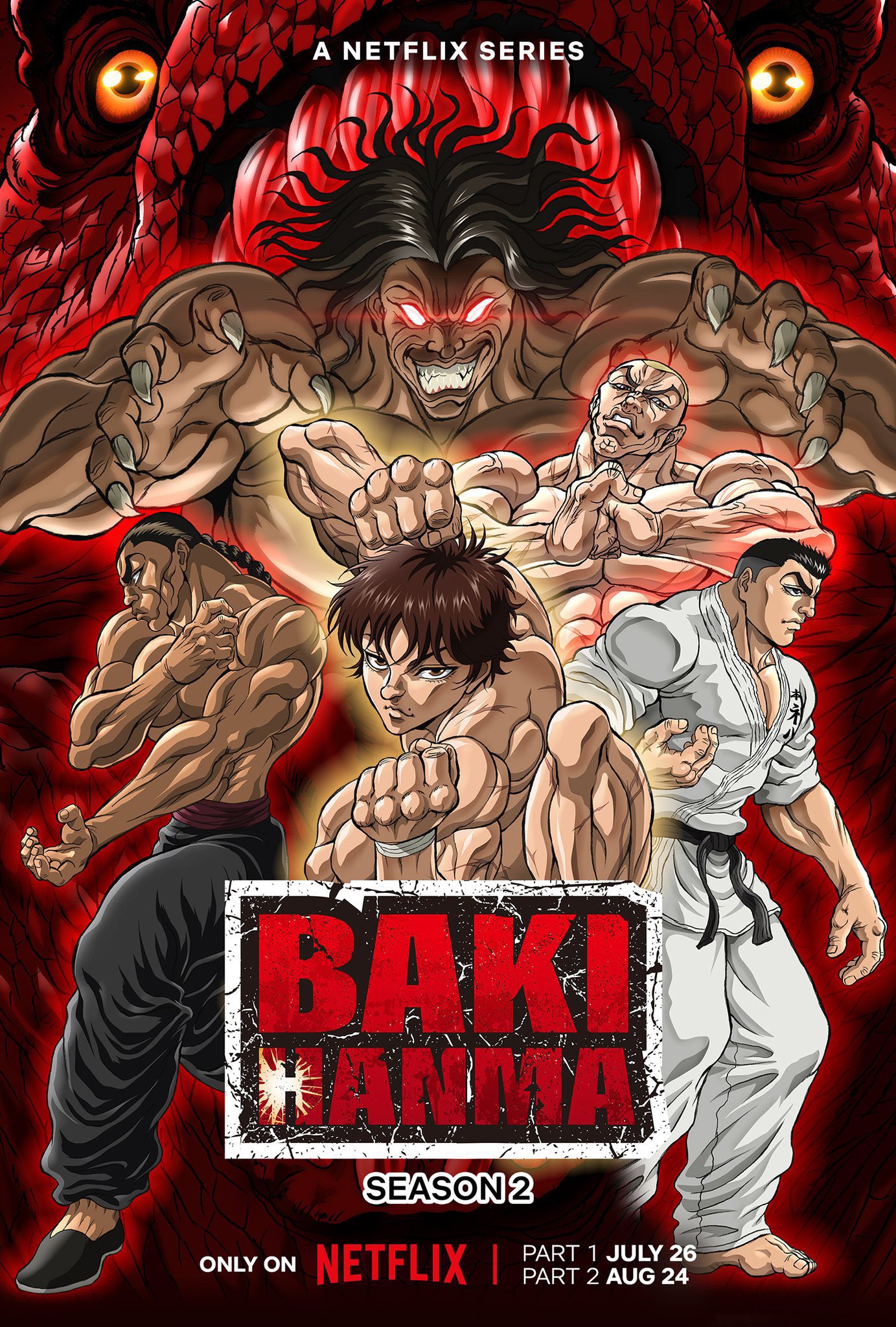 AnimeTV チェーン on X: 【New Trailer】 Baki Hanma Season 2 Part 2