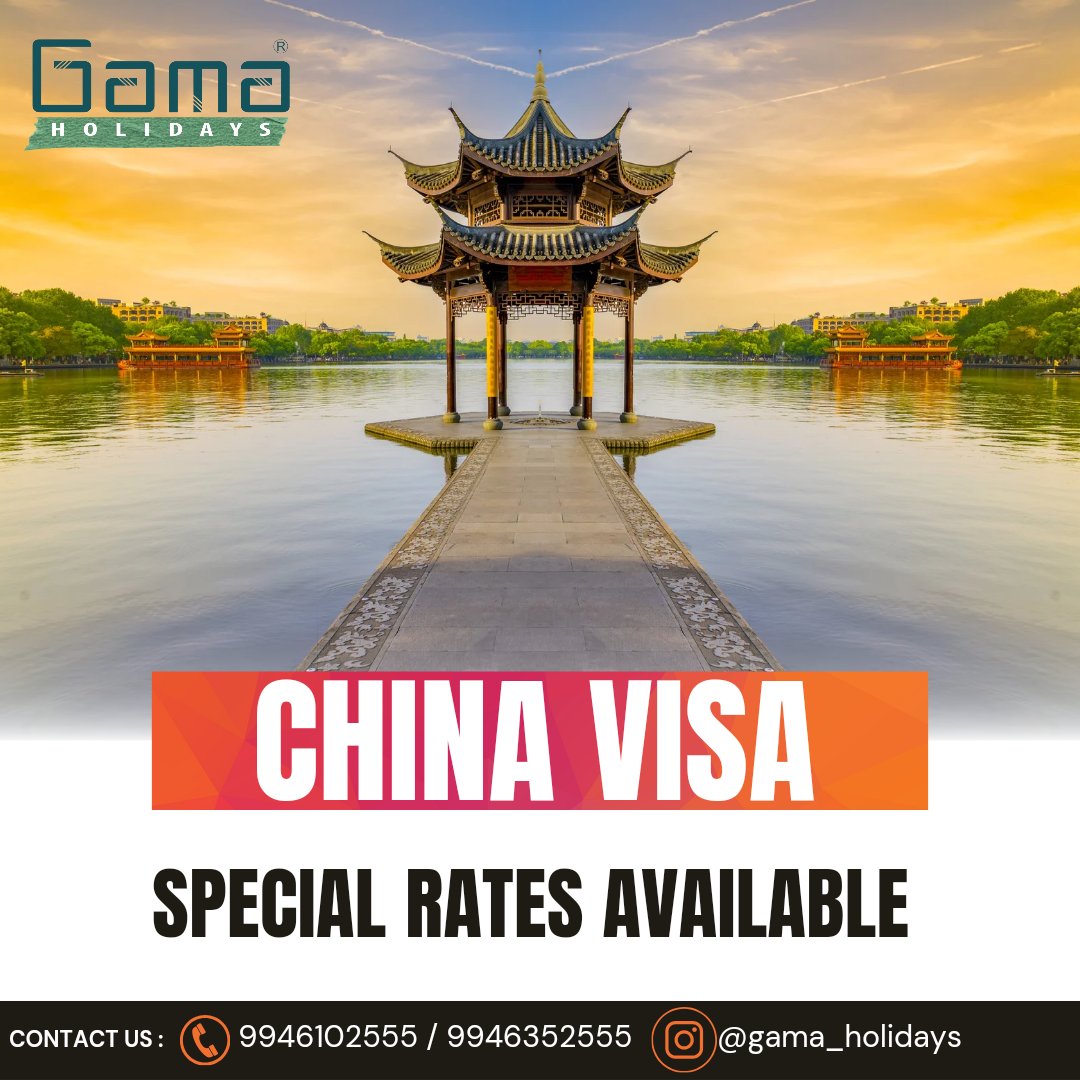 China Visa Special Rates available. #chinavisa #gamaholidays