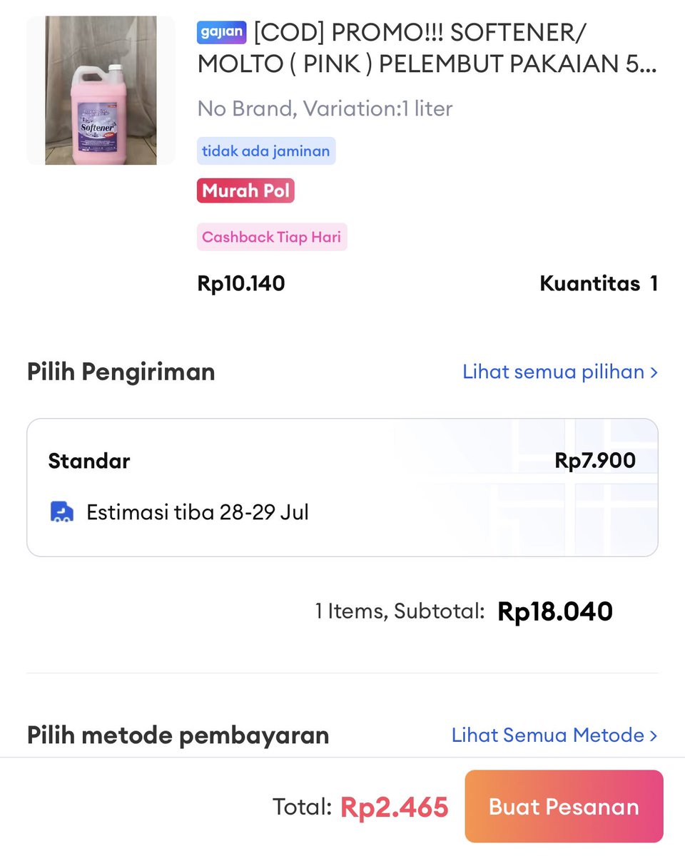 egikrtk's tweet photo. Payday belanja receh aja udah seneng😍❤️

Selimut 120x200
https://t.co/ibScDGD4AS
Thinwall 400ml
https://t.co/QJr9Wco9x4
Pewangi 1L
https://t.co/ZKb9FX8xq5
Pisau set
https://t.co/rRoMcQK3iD
Matras yoga
https://t.co/GfuIx49FEh
#promolazada #promo #payday #LazadaCepatGratis https://t.co/LOo4cBPbOD