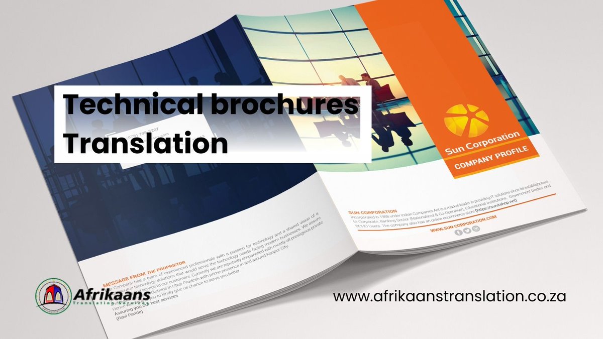 AfrikaansT_SA's tweet image. Communicate your technical brilliance to the world! 💡 Our professional translation service for brochures guarantees seamless multilingual communication.

#GlobalCommunication #TechnicalExcellence #LanguagePros #Themommyclubshowmax #SenzoMeyiwa #JHBTraffic