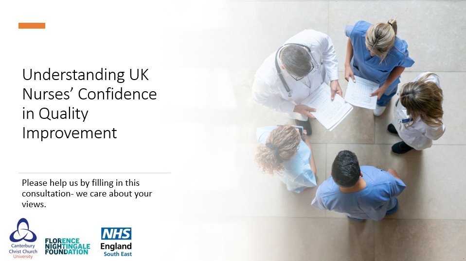 Bethany Hall (@nursing_beth) on Twitter photo Are you a UK registered nurse who is passionate about your voice being heard? Please complete this 10 minute consultation, aiming to understand nurses' confidence in Quality Improvement.
Your views matter!
canterbury.onlinesurveys.ac.uk/understanding-…
<a href="/NHSHEE_SEast/">NHSE Workforce, Training and Education – SE</a> <a href="/FNightingaleF/">Florence Nightingale Foundation</a> <a href="/CanterburyCCUni/">Canterbury Christ Church University</a> Are you a UK registered nurse who is passionate about your voice being heard? Please complete this 10 minute consultation, aiming to understand nurses' confidence in Quality Improvement.
Your views matter!
canterbury.onlinesurveys.ac.uk/understanding-…
<a href="/NHSHEE_SEast/">NHSE Workforce, Training and Education – SE</a> <a href="/FNightingaleF/">Florence Nightingale Foundation</a> <a href="/CanterburyCCUni/">Canterbury Christ Church University</a>