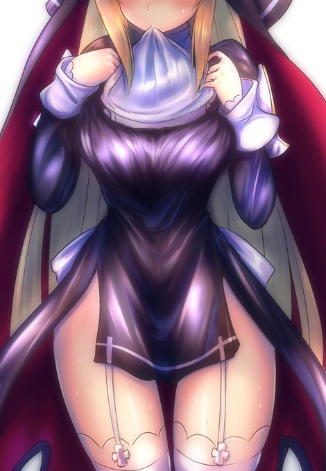 シャルロットちゃんのつるつるなトコ見て…😋
 #目元より下で切り出すとエロいらしい 