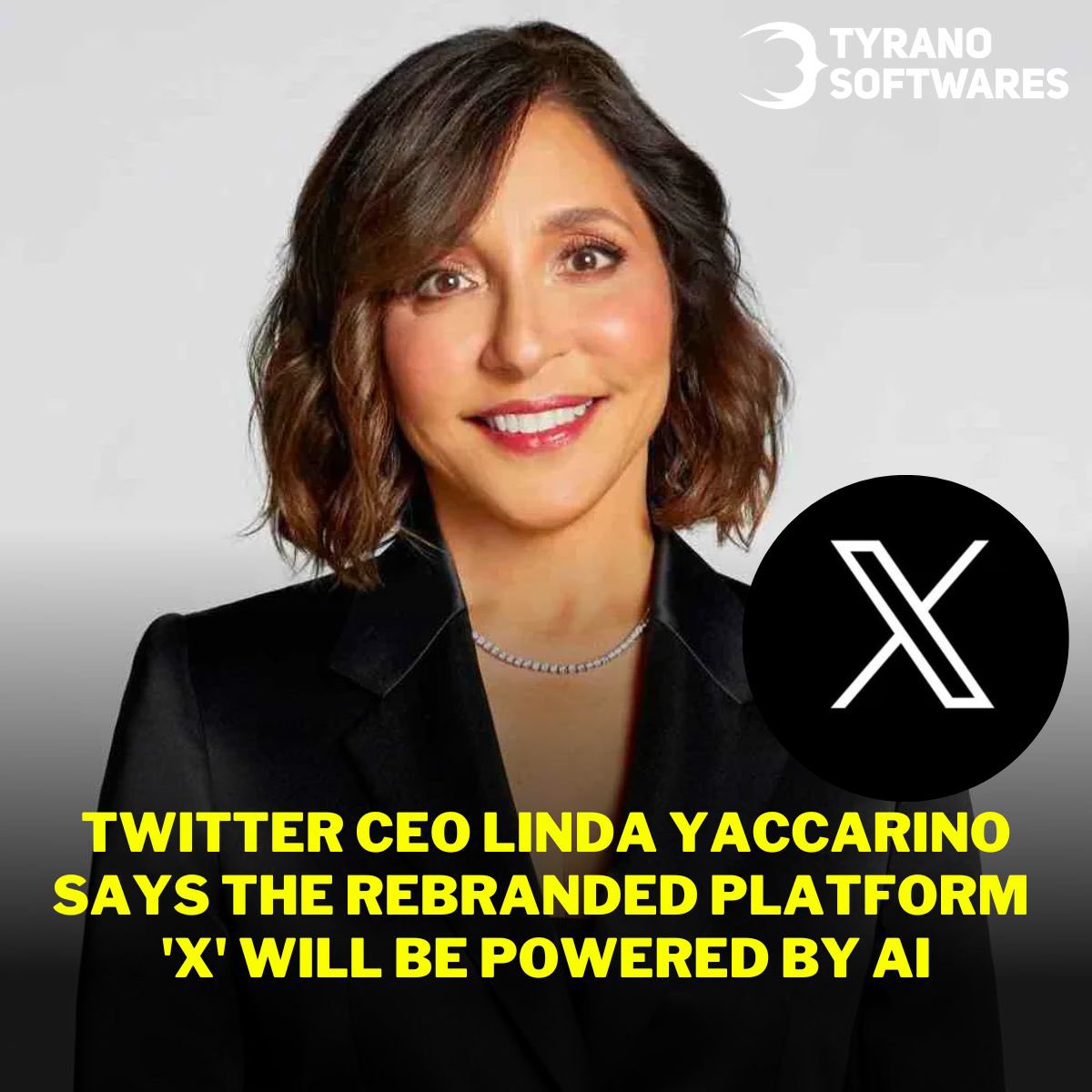 Linda tweeted that X is the next big thing after Twitter, taking communication to a whole new level.

#tyranosoftwares #XNextBigThing #CommunicationEvolution #AIConnectivity #GlobalTownSquare #AudioVideoMessaging #BankingServices #DigitalInnovation #PlatformForEverything