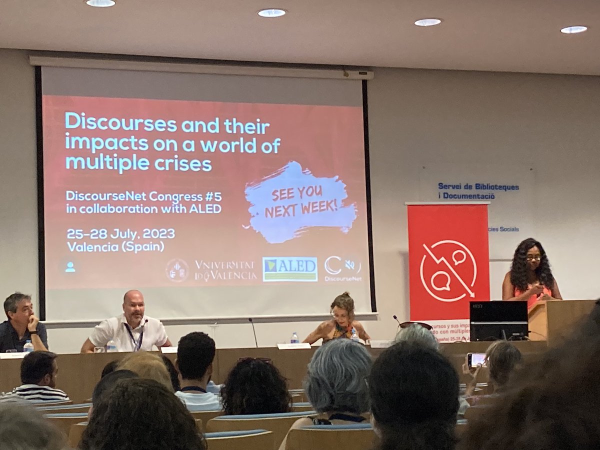 iat_ml's tweet image. Empezamos el congreso Discourses and their impacts in a world of multiple crisis organizado por @DiscourseNet en colaboración con ALED @comuALED