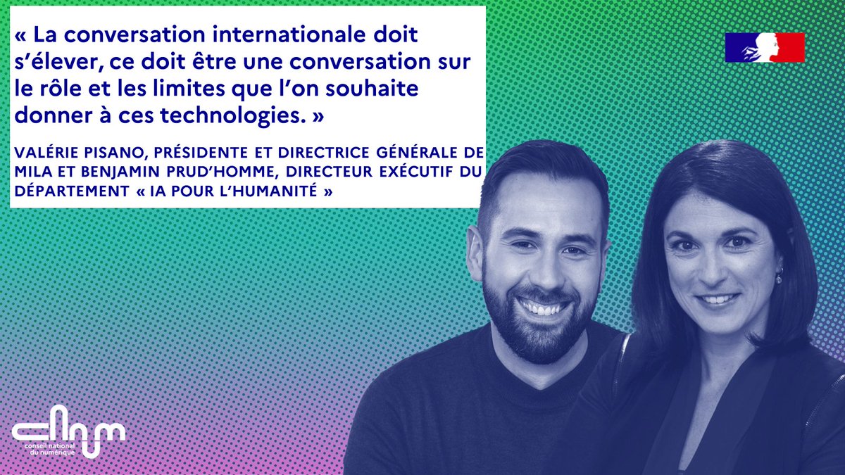 Conseil de l’IA et du numérique tweet media