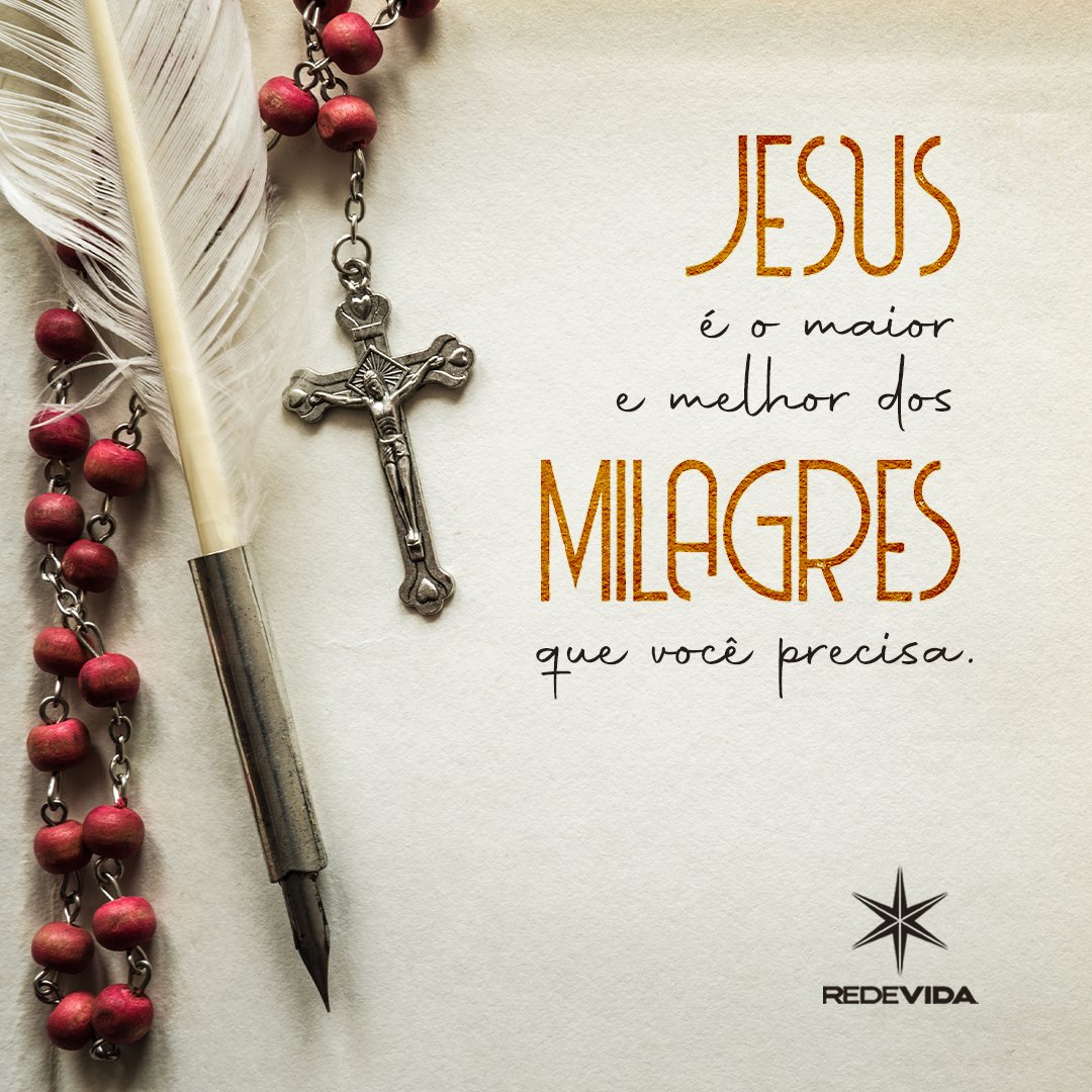 REDEVIDA's tweet photo. Jesus é o maior e o melhor dos milagres que você precisa. 🙏🏻❤️

Deixe o seu Amém. 🙏🏻

#Jesus #milagres #catolicos #bomdia https://t.co/GKsrzlXPO3