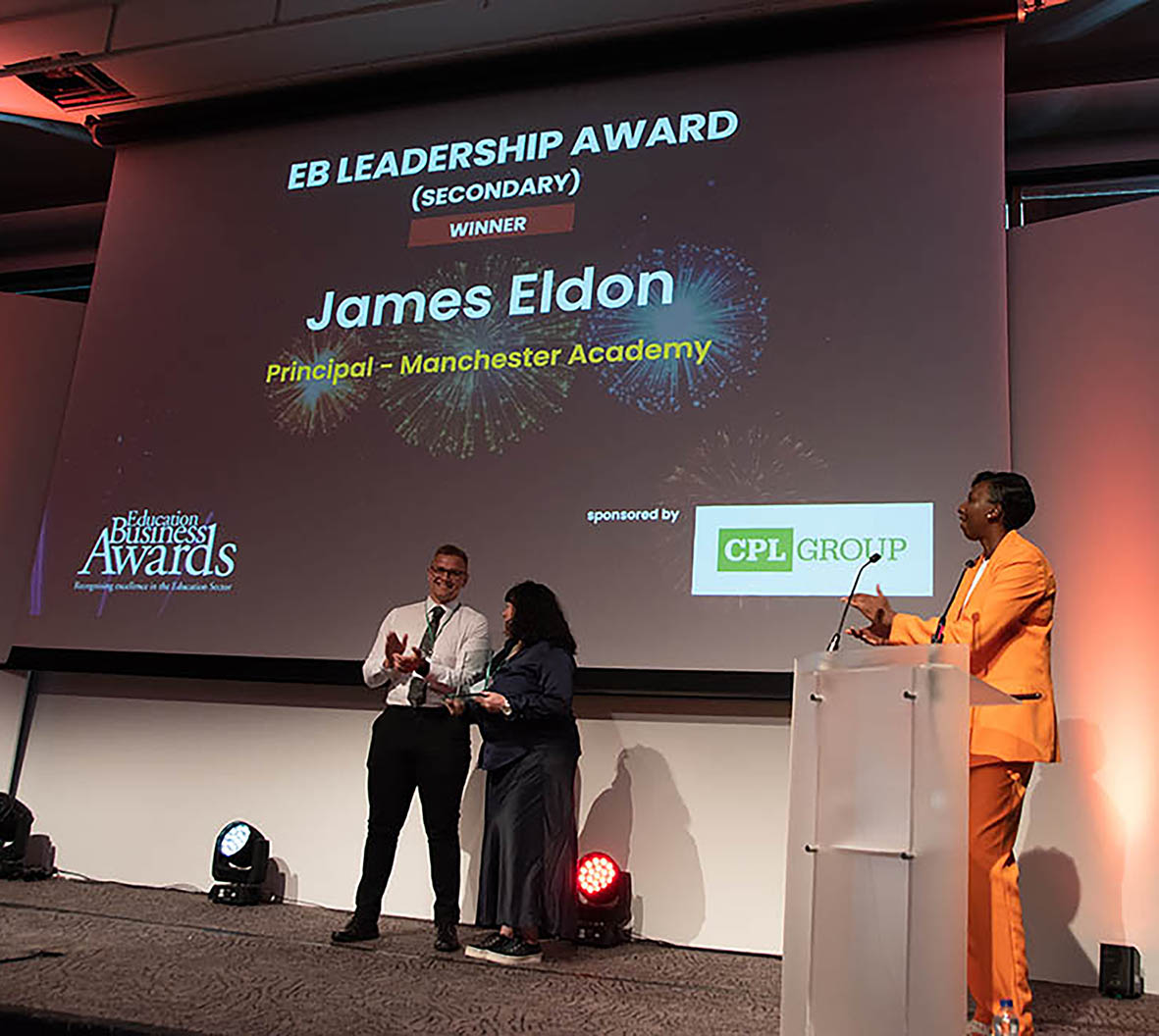 McrAcademy's tweet photo. #BestofMA Did you know? Our Principal Mr Eldon was awarded Secondary School Leader of the Year at the national @EducationBizz Awards in June. It was very well deserved and fantastic to put Manchester Academy firmly on the map representing Moss Side!
#MakingManchesterMagic https://t.co/LVt3f5YprT