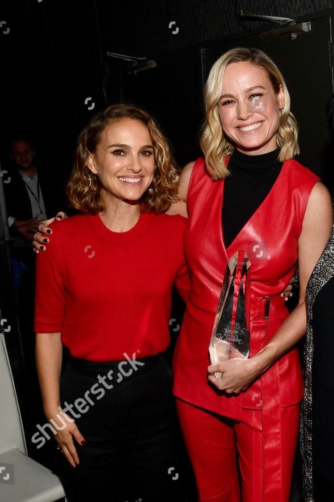 Natalie Portman Mighty Thor and Brie Larson Captain Marvel https://t.co/tOYExHNVQL