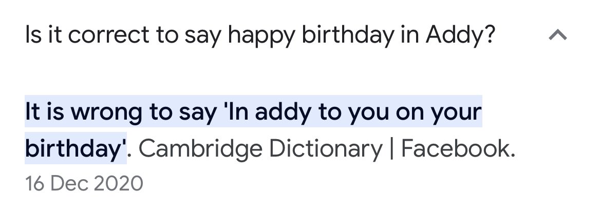 ada_blezy's tweet photo. I truly appreciate everyone wishing me a Happy Birthday in Advance but please, can we normalize typing the Word ‘Advance?’ in full? Please 😩
What’s Addy? 🤦🏻‍♀️ https://t.co/994JBzOrMV