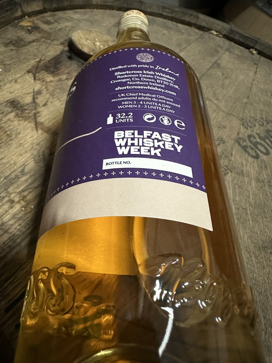 LadyofGin's tweet photo. A special festival bottling for @BelWhiskeyWeek https://t.co/5xx5Trv2FJ