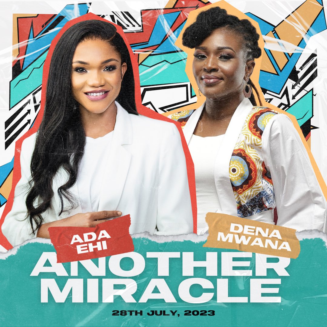 AdaEhiMoses's tweet photo. Another Miracle 💥 This Friday 28th July with @DenaMwanaMusic 🚀
Get ready ehhhhhh
#BornOfGod
#NewMusic
#AnotherMiracle
#AdaEhi
#DenaMwana https://t.co/dyhX7LtqRQ