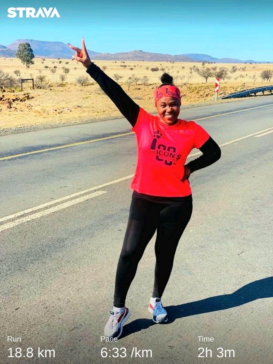 Supporting 
#400kmIconicChallenge 
#Icons4Change
#runner 
#IconsJourneyMarathon
This movement helps underprivileged children in rural areas and townships from various provinces with  basic needs such as school shoes,  sanitary towels, sport kits and sport equipment.