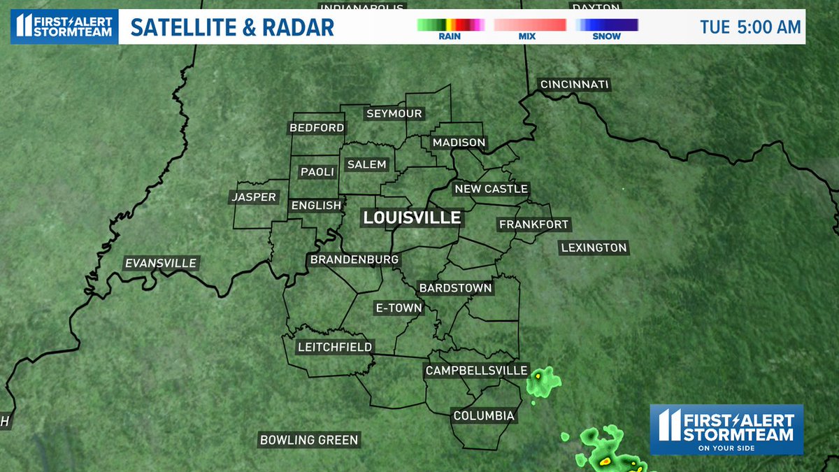 Latest radar and satellite.    More weather all the time at https://t.co/Efiubo2kz8 @WHAS11 #WeatherBeast #Louisville #Weather https://t.co/LdZYTNt7Yo