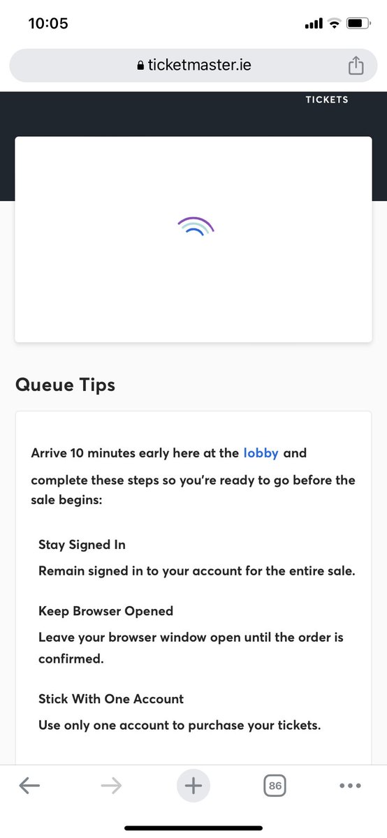 Lol ⁦<a href="/TicketmasterIre/">Ticketmaster Ireland</a>⁩ ⁦<a href="/Ticketmaster/">Ticketmaster</a>⁩ 

Sales started at 10am