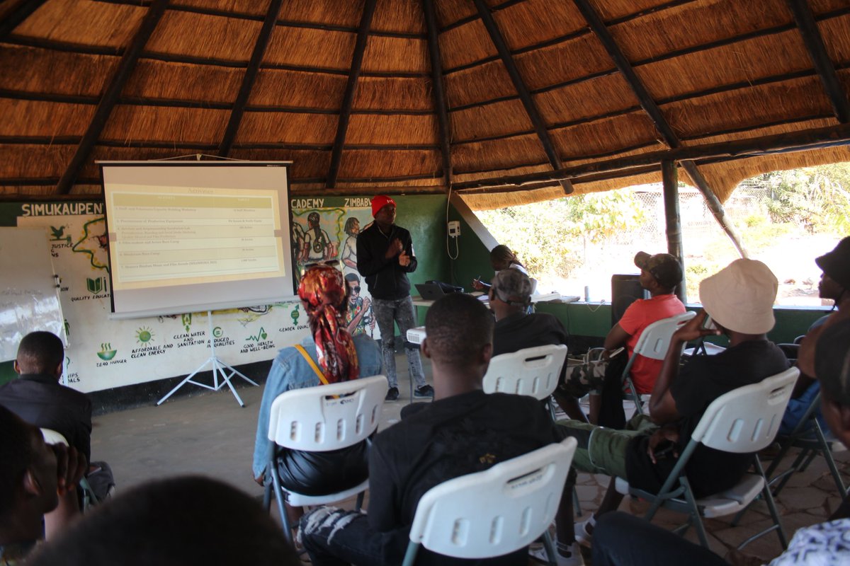 simukaupenye's tweet photo. #HappeningNow is the implementation planning process of the upcoming activities under the Spotlighting Rural Creatives for SDGs #SRC4SDGs project being supported by @culturefundzim @euinzim. 

#SIYA2023 #SRC4SDGs #Planning #Artists #Creatives #TalentIdentification #InvolveThem https://t.co/WSiDOW0Vuc