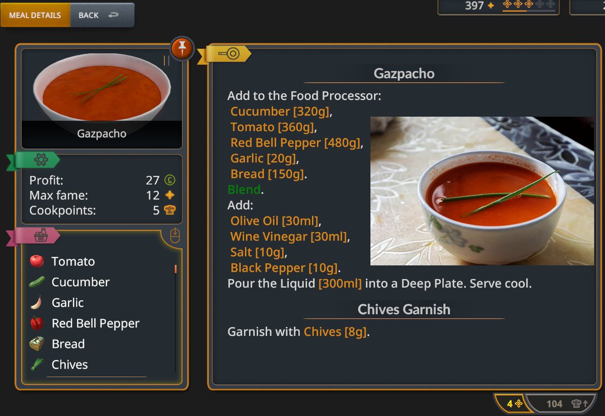 Monchug4's tweet photo. I tried to copy the recipe in the video game, it's good unexpectedly! https://t.co/9a5mrgyZcC