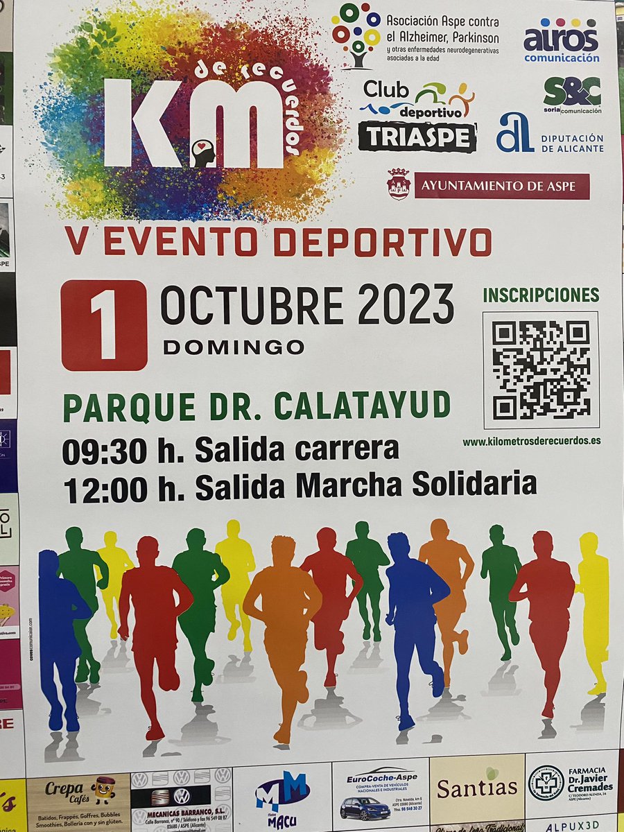 Arrancan las inscripciones para la marcha contra el Alzheimer. Estaremos el martes 25 de julio y el jueves 27 en el Mercado. Este año tenemos un kit súper chulo por tan solo 8 euros😍