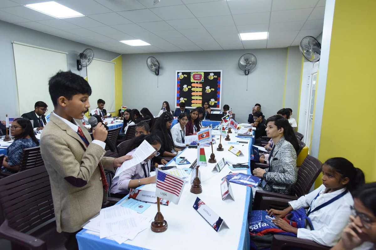 CmsJaiJagat's tweet photo. CMS Rajajipuram Campus I organised its first edition of Model United Nations (MUN) at the school premises on the 15th and 16th July 2023.
#CMS #CMSeducation #CMSStudents #AcademicExcellence #OutstandingTeachers #InspiringLeaders #HighAchievers #CMSActivity #MUN #CMSRajajipuram1 https://t.co/n1m9LwSITN