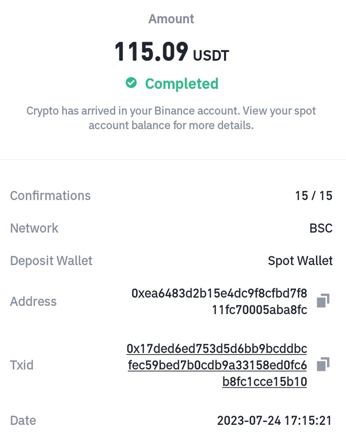 📢CATLY WITHDRAWAL ALERT📢💰
(check date of screenshot)

 Sold 34,528 CATLY for $115 and it arrived in my binance less than 1mins💰 

Sign up bonus 500 CATLY👇

catly.io/mobile/#/pages…
✔Stake
✔Earn 3% daily
✔earn ref commission

NOTE: YOU must bind binance account.

📢DYOR