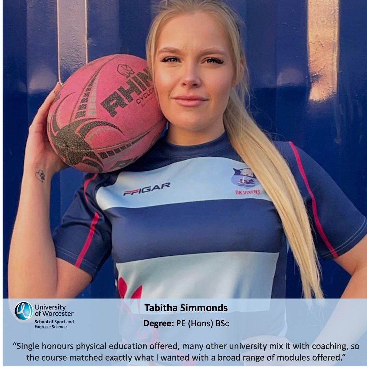 WorcPE's tweet photo. Tabs chose PE at Worcester because of the broad range of modules and the focus just on PE @WorcUni_SCS https://t.co/KWMqleF83k