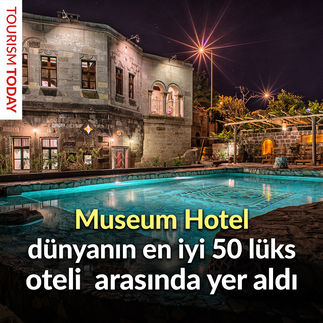 Amerikan lüks stil dergisi Robb Report tarafından belirlenen, dünya çapında en lüks 50 otelin açıklandığı listede, Türkiye’den sadece Museum Hotel yer aldı.
tourismtoday.net/kategoriler/ot…