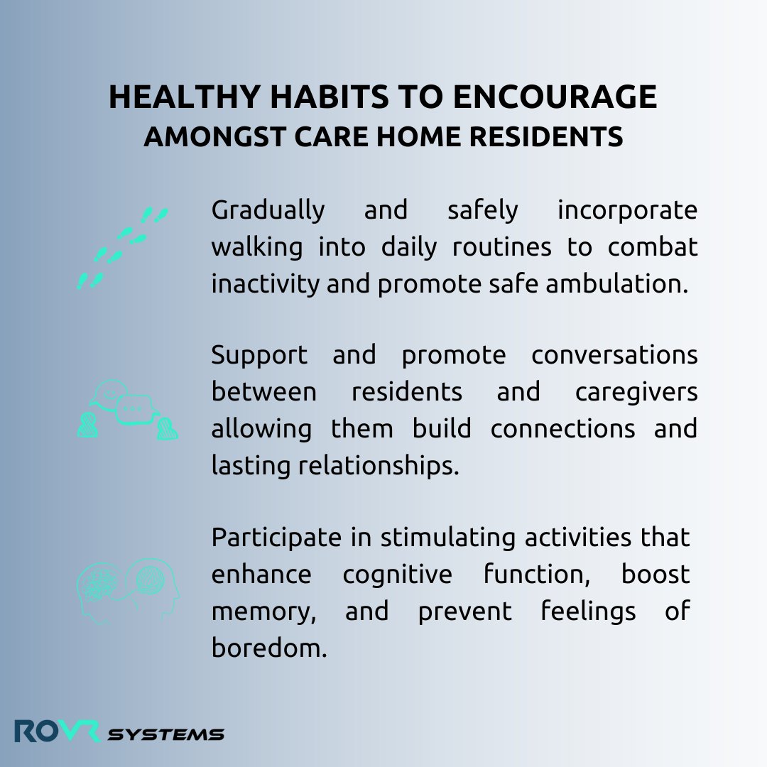 Ensuring the #wellness of care home residents is crucial, not just for their benefit, but also for care staff. The stimulation, #entertainment, and support residents receive impacts their mood and #health.⁣ Our #VR solutions address each of these aspects.