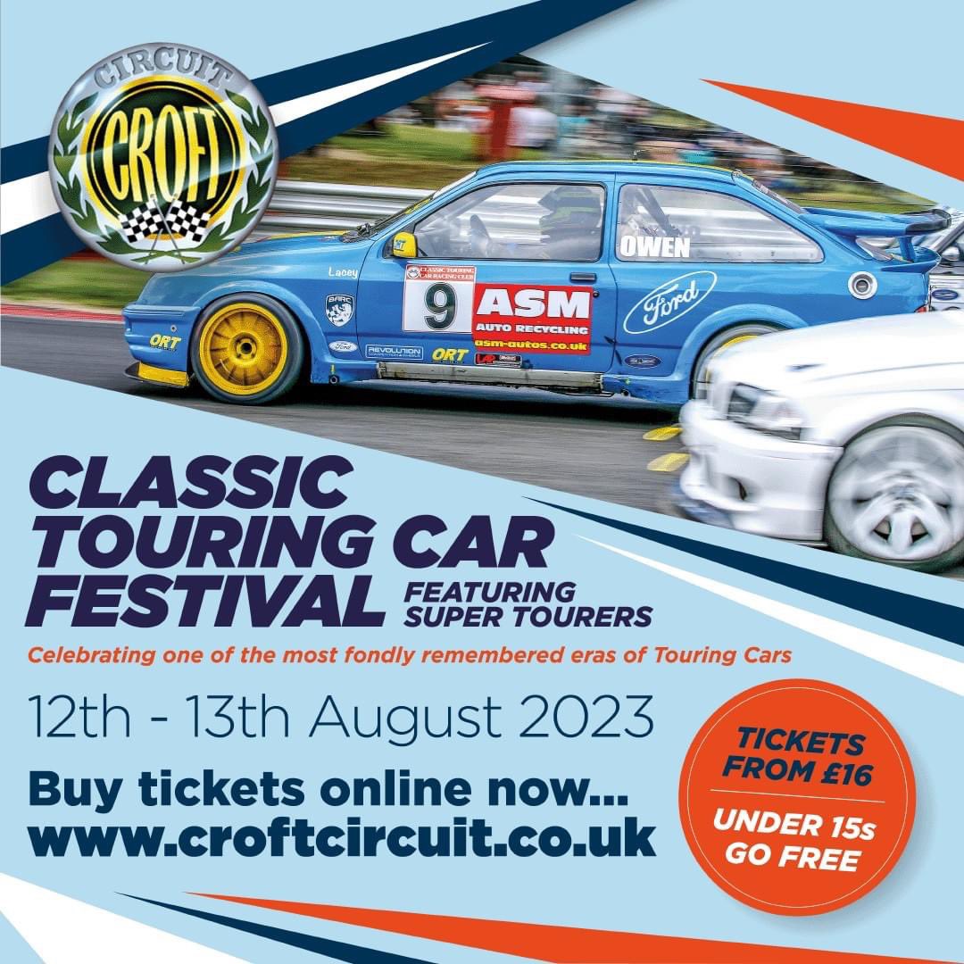 Just three weeks until we are <a href="/Croft_Circuit/">Croft Circuit</a> don’t miss it